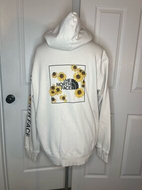 The North Face Daisy Longsleeve Pullover Hoodie Beige Womens Large